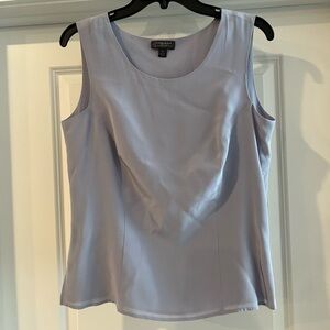 Classiques Entier Women's 100% Silk Blouse Light Blue/Periwinkle Size 8